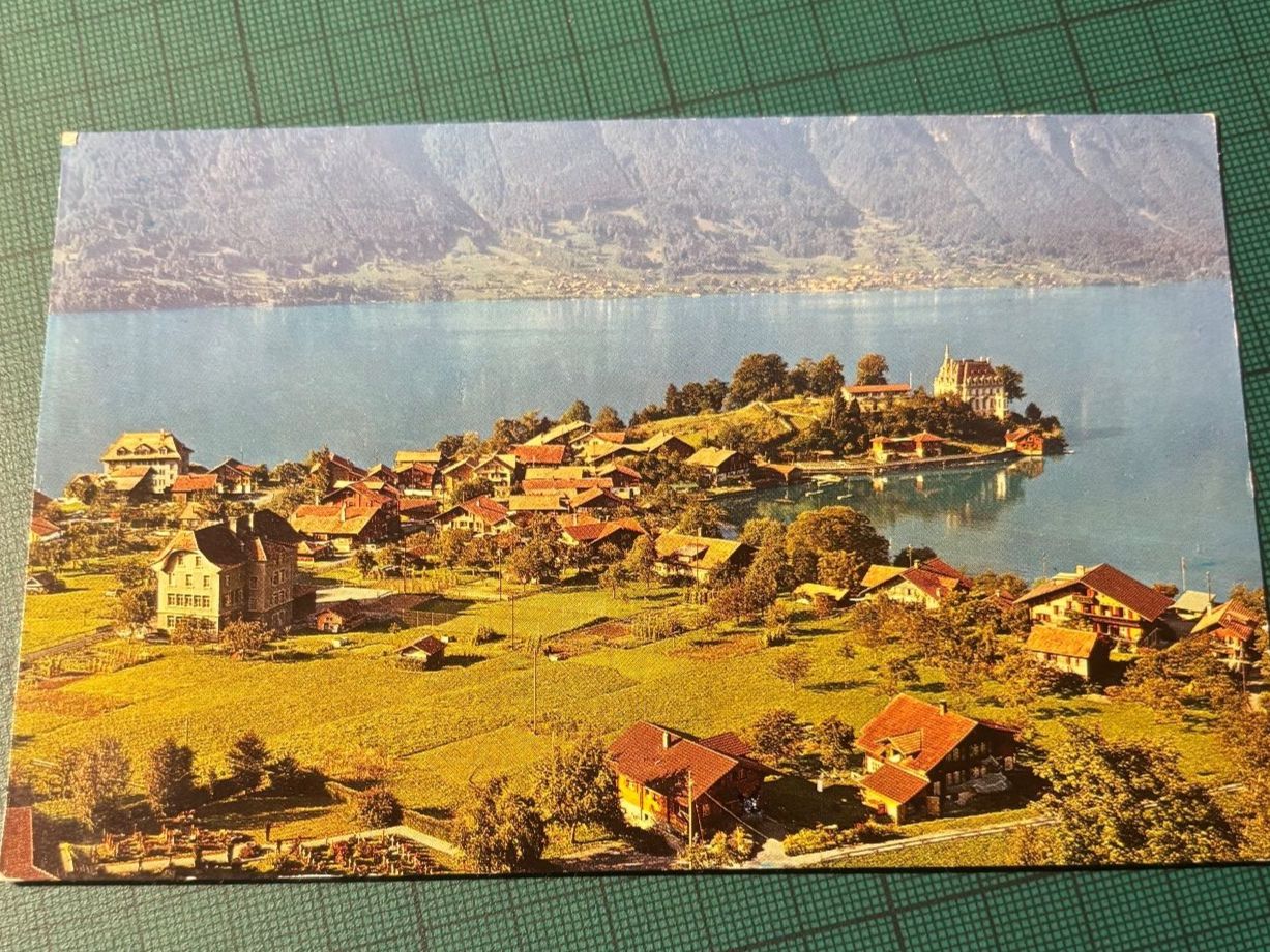 Cartoline postali: AK Iseltwald ungel. – Usato da Utzenstorf venduto da Rose0303 1