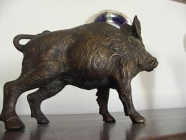 Wildsau aus Bronze 3.028kg!!!