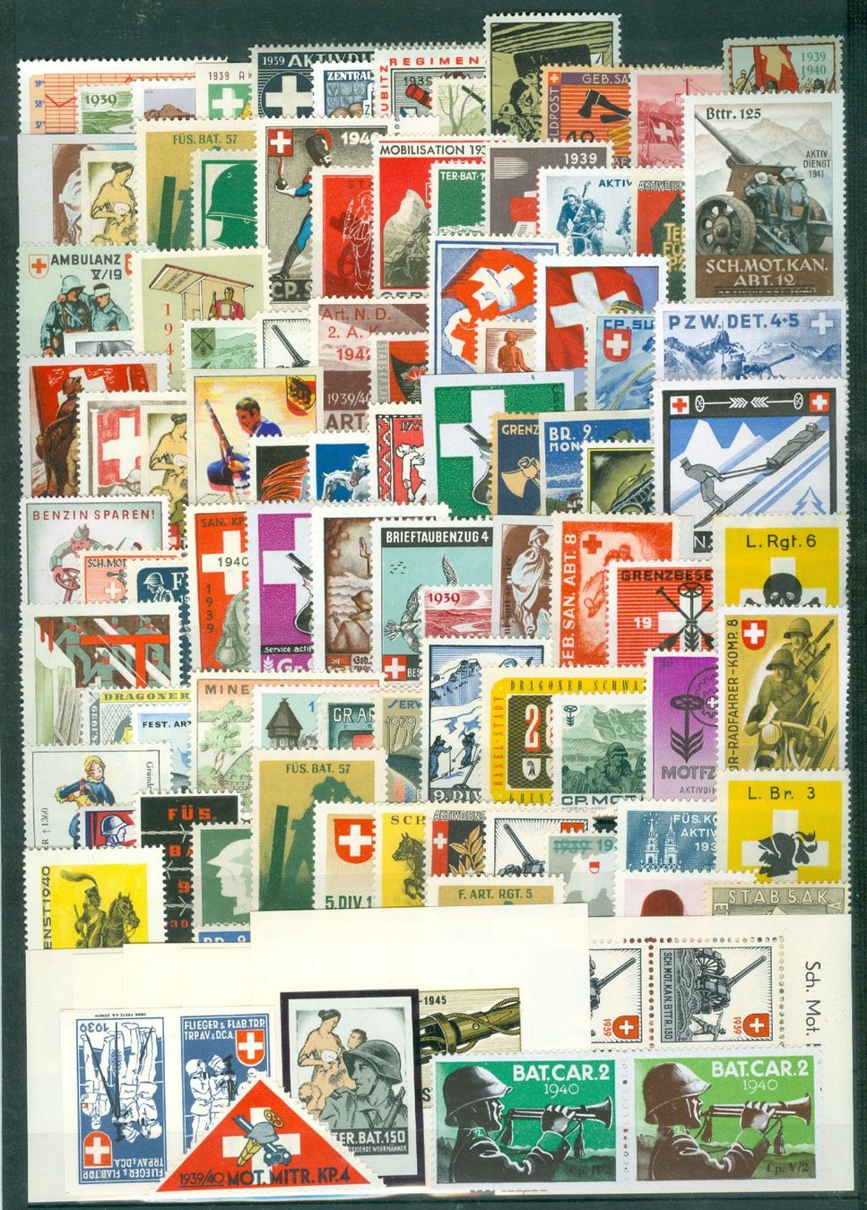 Alle Briefmarken: Lot Soldatenmarken 2 WK – Gebraucht aus Zürich von yago-rot