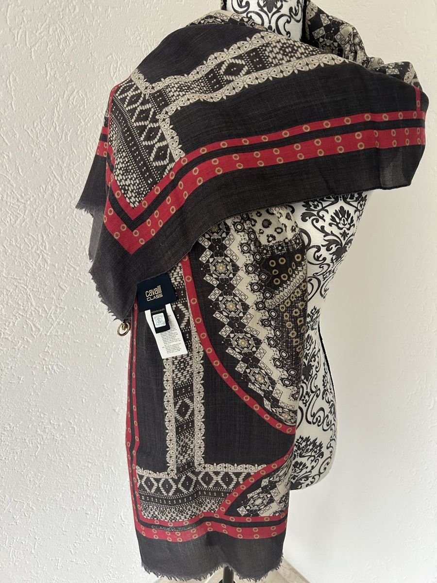 Roberto Cavalli Foulard & Sciarpe: Sciarpa Cavalli CLASS – Nuovo (secondo la descrizione) da Locarno venduto da Matic04 1