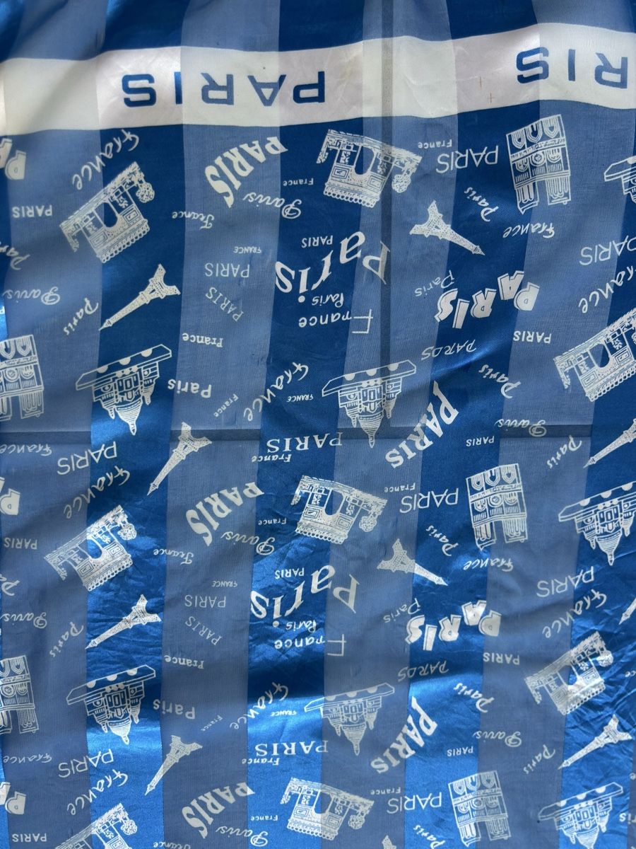 Foulards, Tücher & Schals: Blue Paris Scarf 100% Polyester Good Condition – Neu (gemäss Beschreibung) aus Saland von ele_vc96 1
