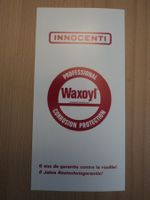 Prospekt Preisliste Innocenti 1982