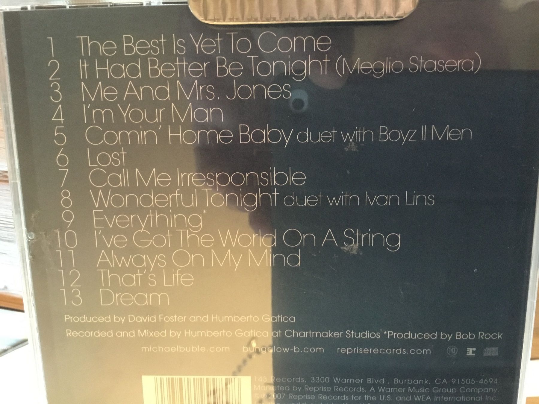 CDs: Michael Buble Call Me Irresponsible CD  s – D'occasion à Thierachern par sweden08 1