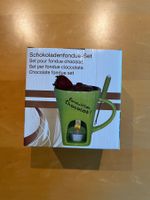 Schokoladenfondue-Set Becher mit Teelicht und Spiegssli neu