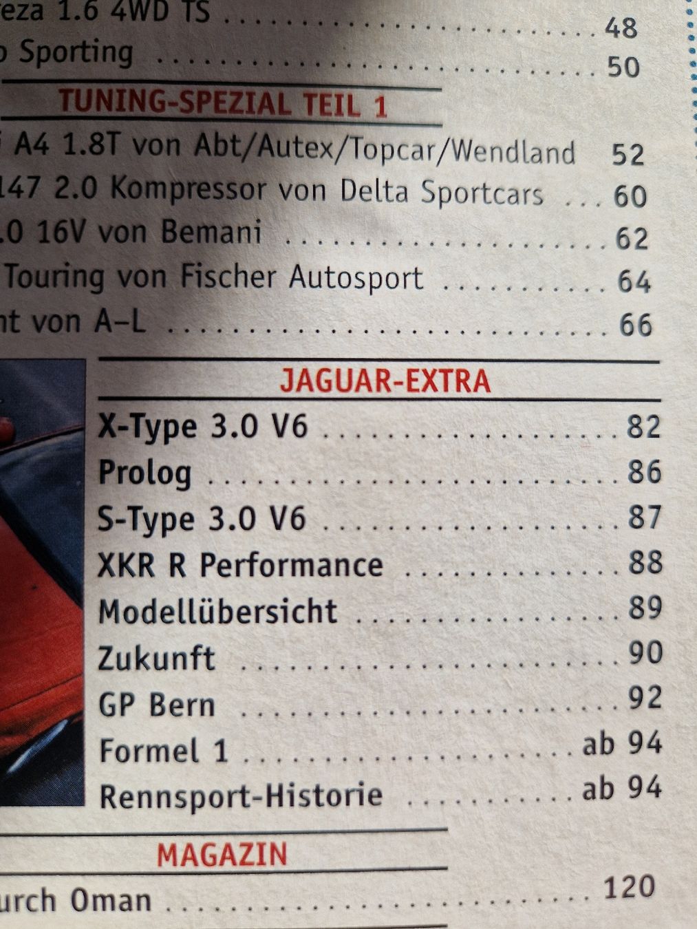 Riviste & Magazine: Mini Cooper Audi A4 Tuning Spez Jaguar Extra Twenty Aston – Usato da Safenwil venduto da saavo 2