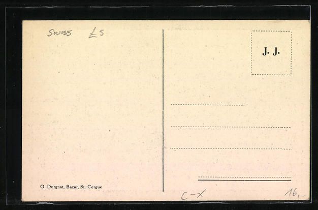 Cartoline postali: AK Saint-Cergue, Hotel du Canton – Usato da Berlin venduto da bartko-reher 1