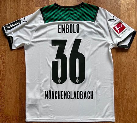 Borussia Mönchengladbach Home Shirt mit Print Embolo 2021/22