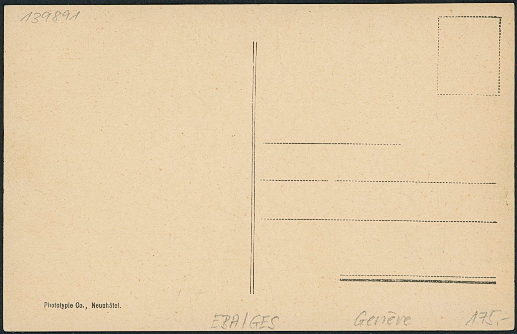 Cartoline postali: GES Genève - Bahnhof - Bahn – Nuovo (secondo la descrizione) da Schindellegi venduto da stationary 1
