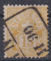 73x) Wertziffer 63A, Bahnstempel, sehe Scan