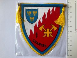 Vintage Fanion/Wimpel   SAPEURS-POMPIERS  GRANGES