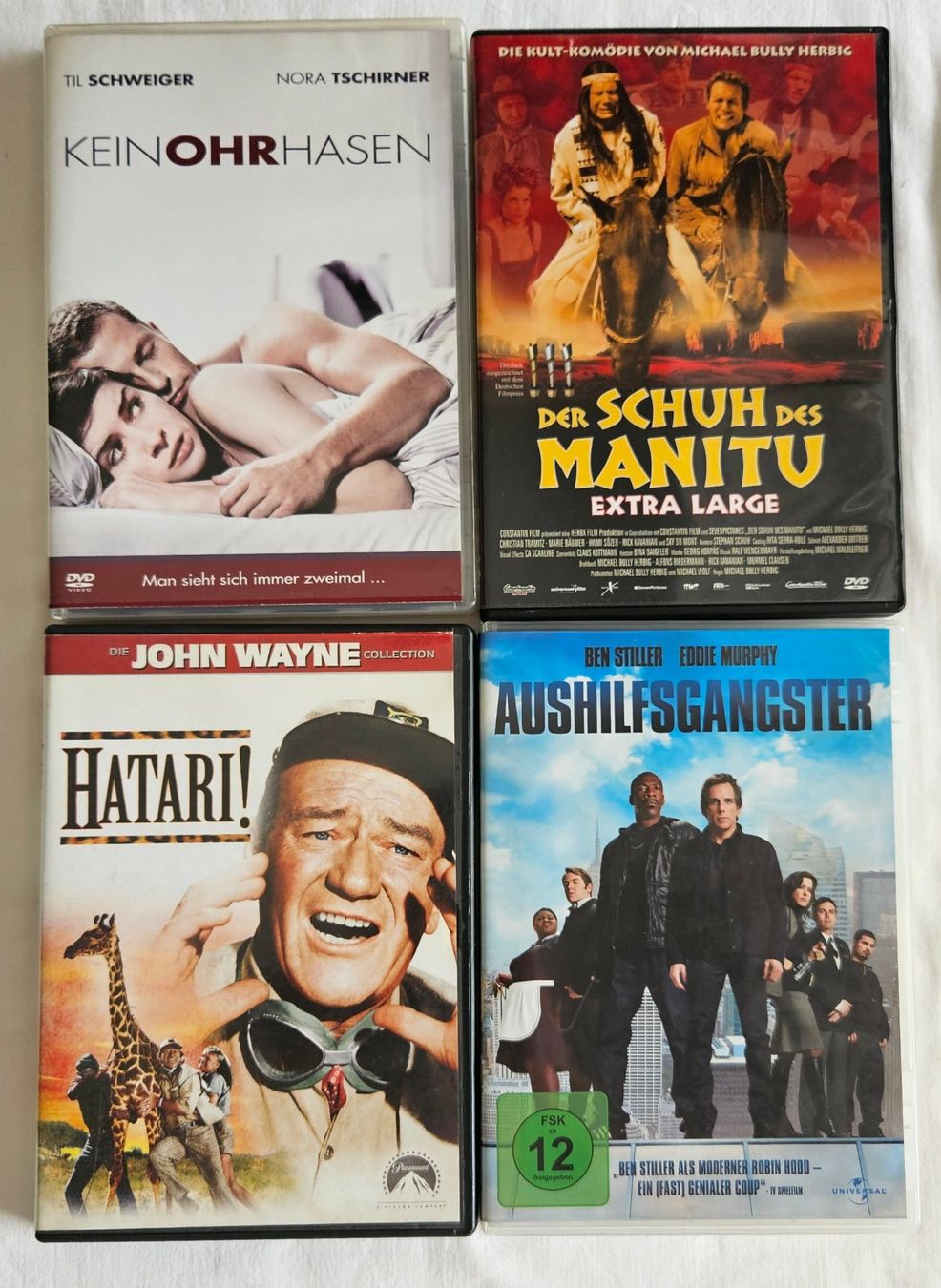 Tous les DVDs: 4 verschiedene Filme – D'occasion à Zetzwil par Power4