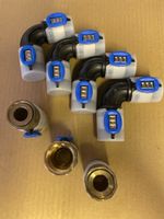 4 FlowFit Bögen 25mm und 3 Übergänge 