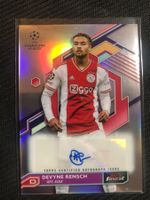 Topps Finest Devyne Rensch Ajax Amsterdam Autogramm