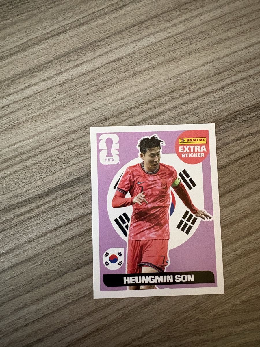 Panini Carte collezionabili: Panini Extra Sticker WM 2026 Heungmin Son normal – Nuovo e nell'imballaggio originale da Wünnewil venduto da VinRa