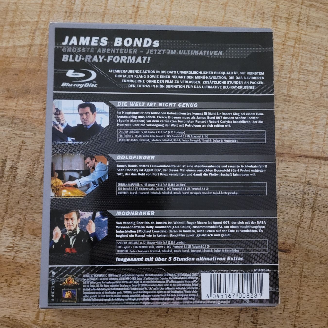 Tous les DVDs: James Bond 007 bluray volume three – D'occasion à Volketswil par uffdu 1