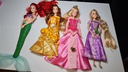 Disney store Princess,  Bella,  aurora,  Ariel,  Rapunzel