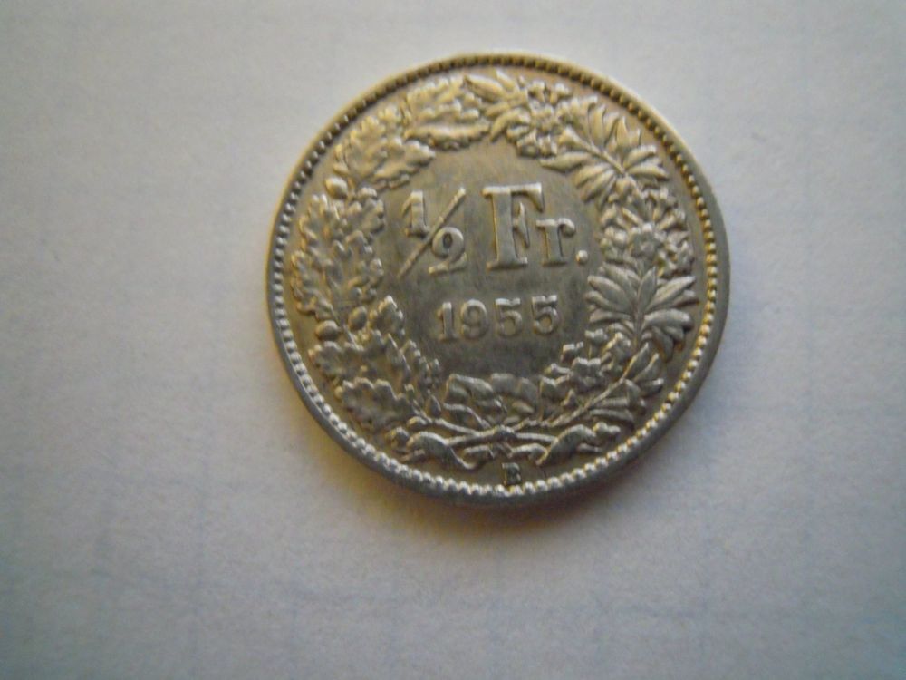 50 Rp. 1955 rar (Gebraucht) in Kriegstetten für CHF 2.4 – mit Lieferung ...