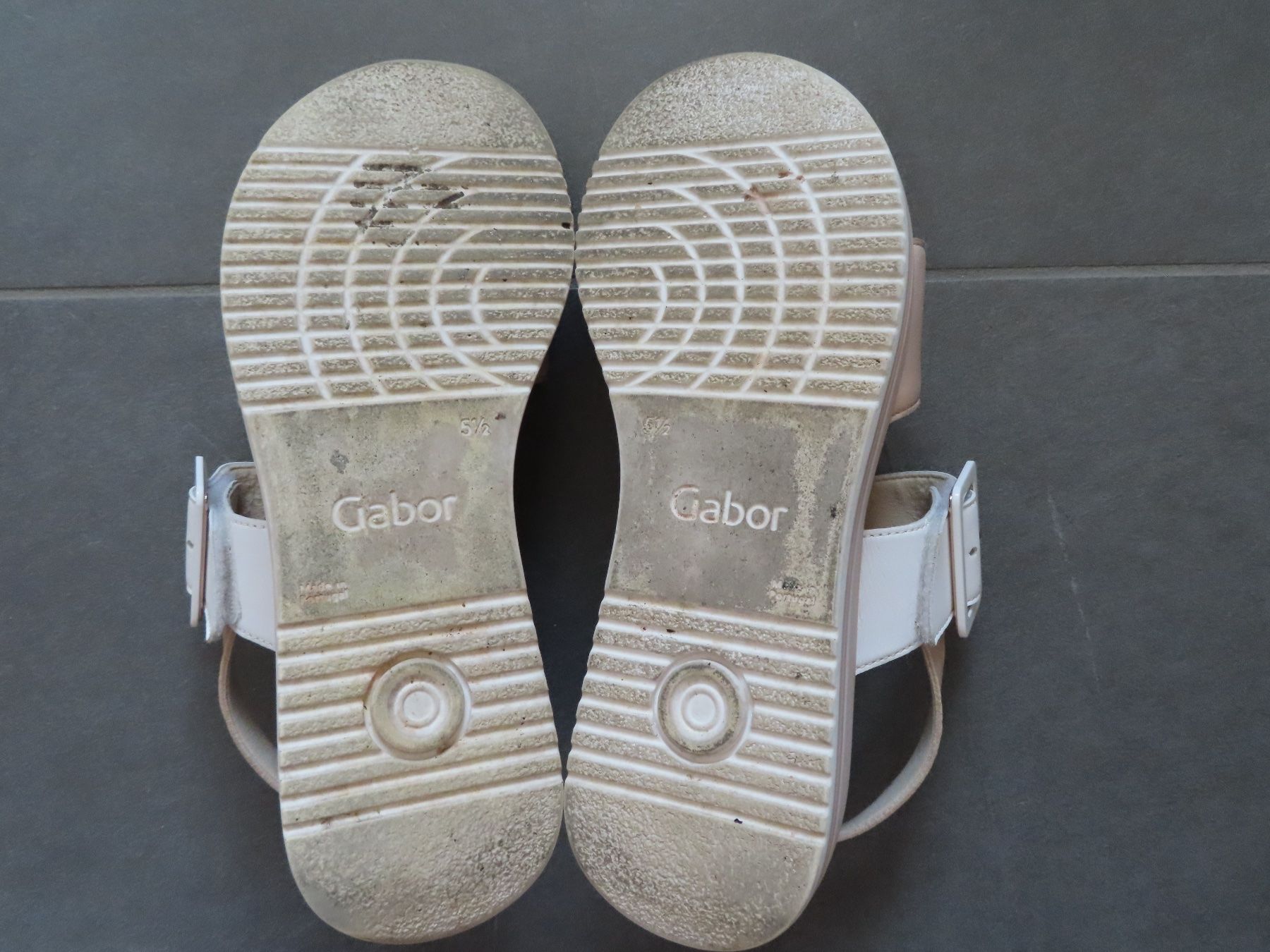 Gabor Scarpe da donna: GABOR schöne Leder-Sandalen Gr.5.5 /38.5 – Usato da Wallenried venduto da Asyano 6