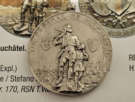 Tir Fédéral de Neuchâtel 1898☆NEUCHÂTEL RÉPUBLIQUE VALANGIN