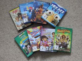 10 Kinder DVDs - Rio, Ice Age, Madagascar, Pippi, Dora,etc.