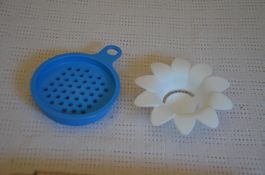 2 STUCK  BLUME WEISS FUR EIER