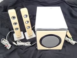 PC-Lautsprechersystem, 2 Aktiv-Lautsprecher, Subwoofer