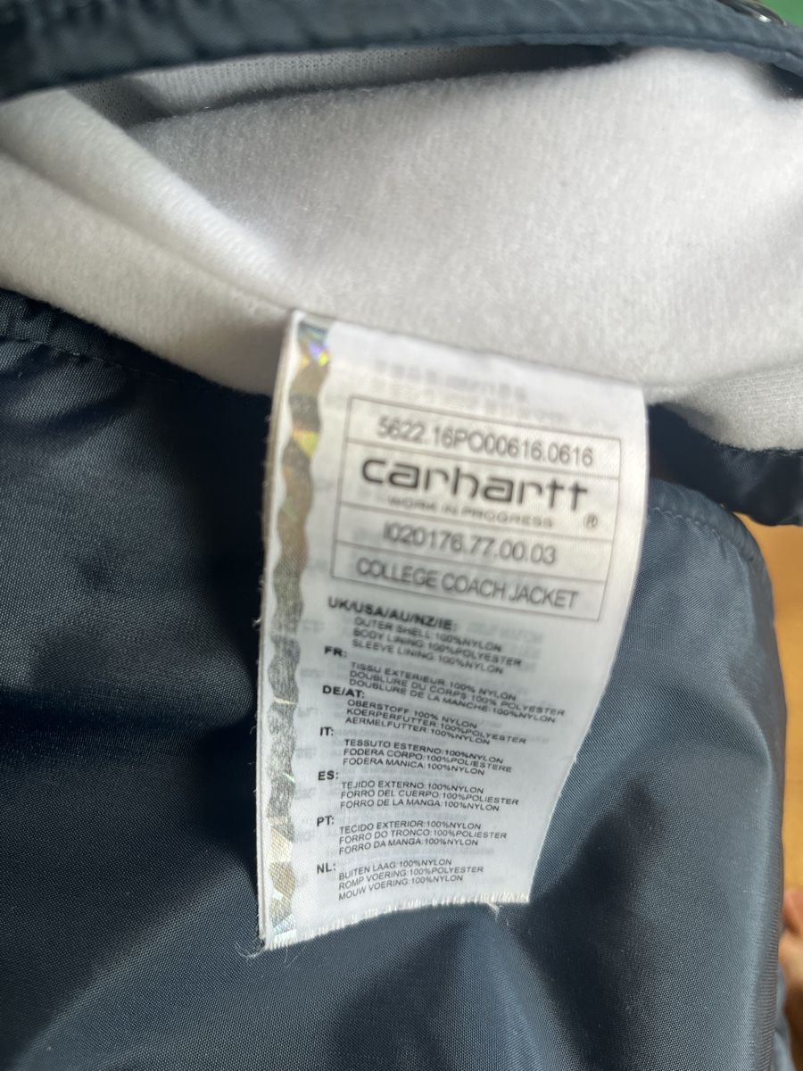 Carhartt Giacche: Carhartt College Coach Jacke – Usato da Biel-Benken BL venduto da vomfluss 3