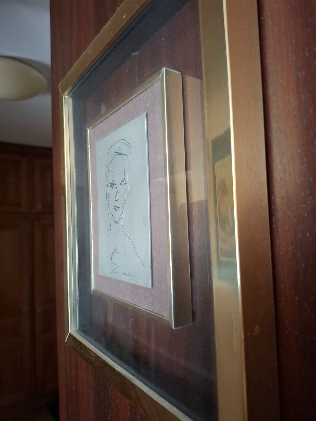 Incisioni: Gravure originale signée Treccani, "Chicca" 1975 encadrée – Usato da LA TOUR-DE-PEILZ venduto da sim_77kp 1