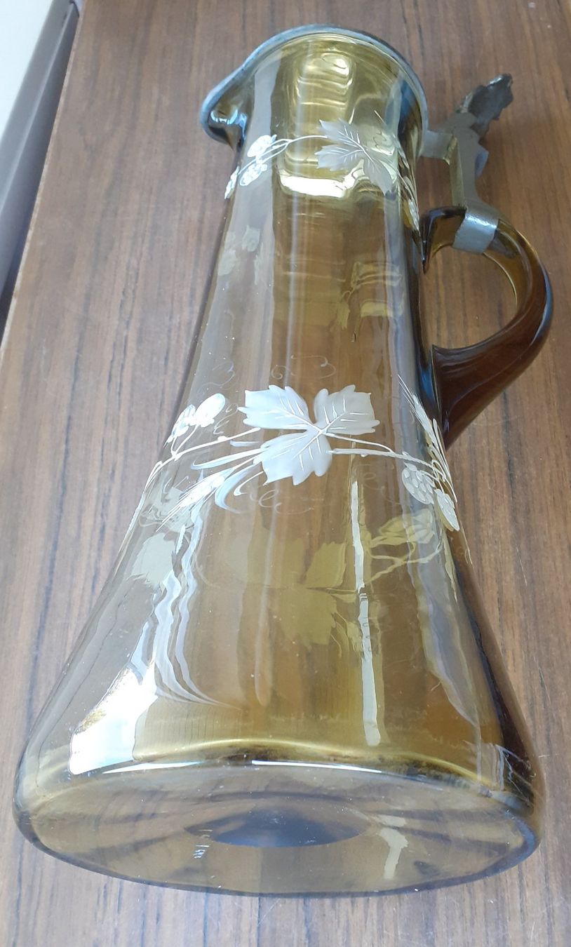 Caraffe: Weinkaraffe 19. Jahrhundert – Usato da Mörschwil venduto da antiksalon 7