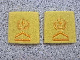 Gradabzeichen Patten Set Oberwachtmeister Panzergrenadier