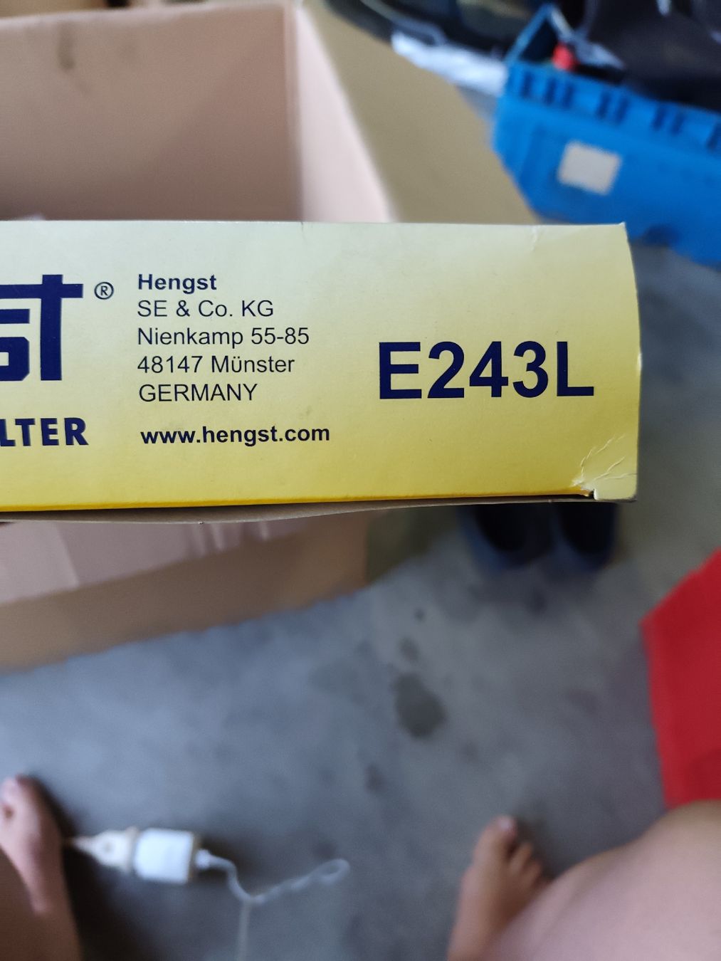 Volkswagen Alle Autoersatzteile: Hengst Luftfilter E243L VW T4 neu – Neu (gemäss Beschreibung) aus Rebstein von andi322 1