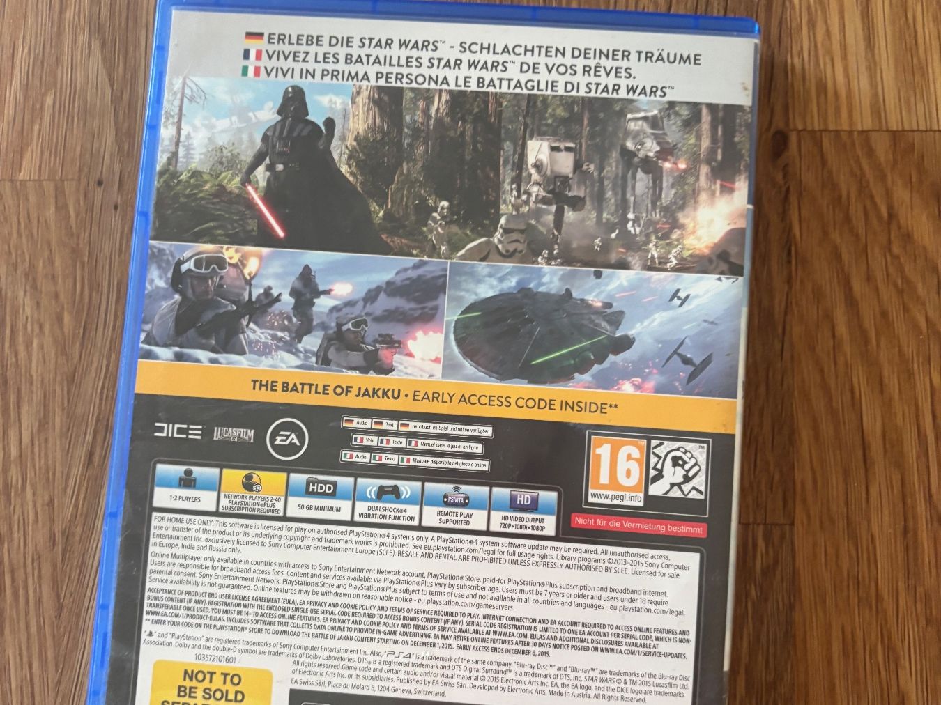 Spiele: PS4 Spiel Star Wars Battlefront – Gebraucht aus Bülach von bjoernbenny 1