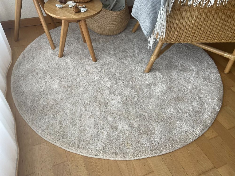 IKEA STOENSE Teppich – 130 (rund) – nur 1 Jahr gebraucht (Gebraucht) in Seftigen für CHF 28 – nur Abholung auf Ricardo kaufen