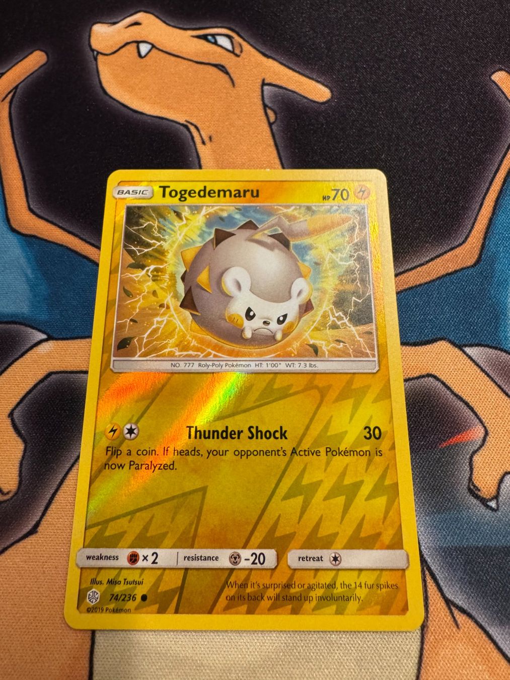 Pokémon Carte collezionabili: Togedemaru (CEC 74) - Reverse Holo - Cosmic Eclipse – Nuovo (secondo la descrizione) da Bülach venduto da Pfrenzel