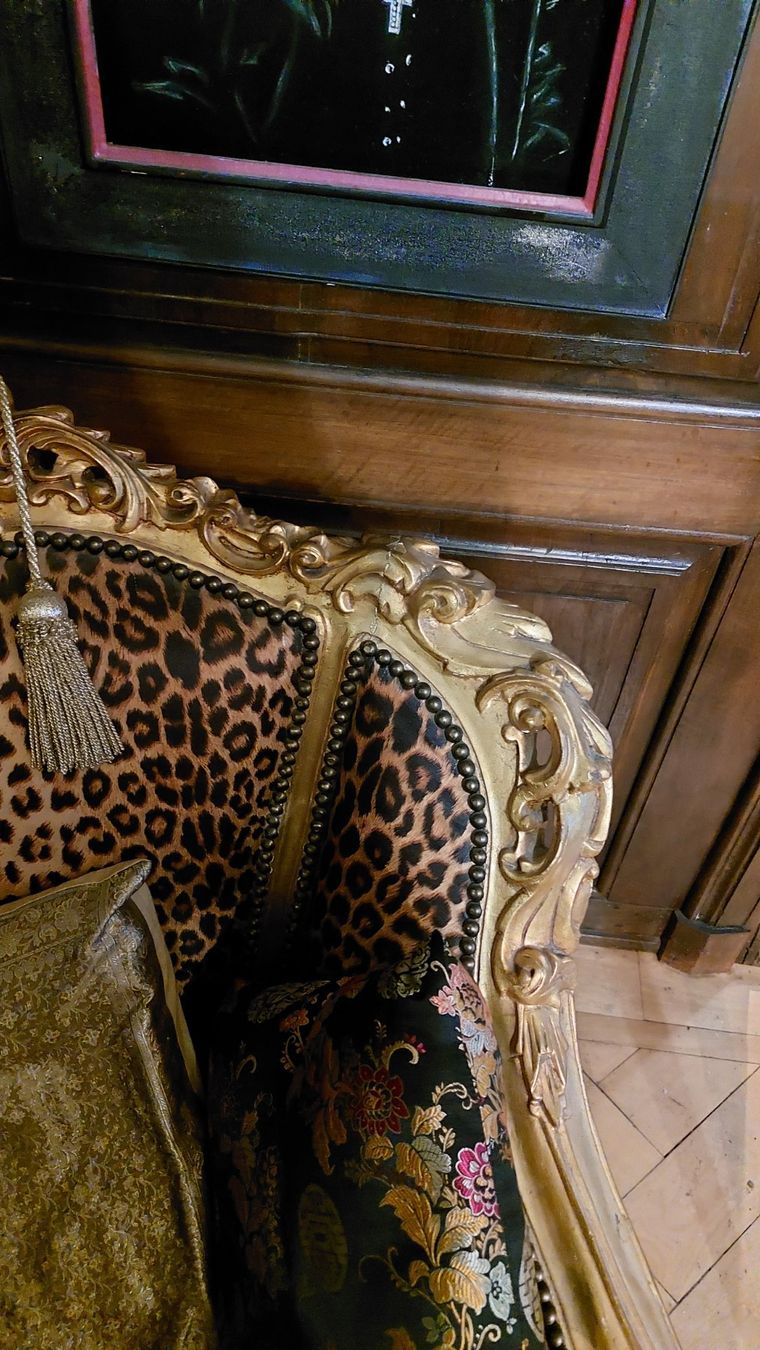 Poltrone: Barock Sessel Gold Leopardenmuster. – Nuovo (secondo la descrizione) da rafz venduto da harley1400 2
