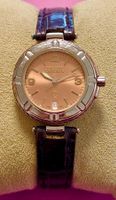 PHILIPPE CHARRIOL DAMEN UHR DATE ROSAFARBENEN ZIFFERBLATT