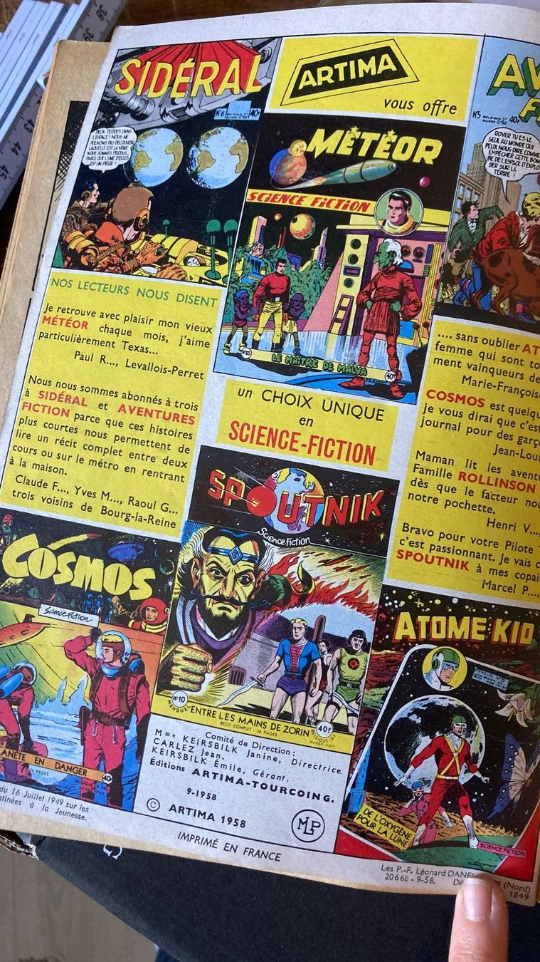 Fumetti: BD Sidéral 1958 comics vintage – Usato da St-Cierges venduto da LeRegain 6