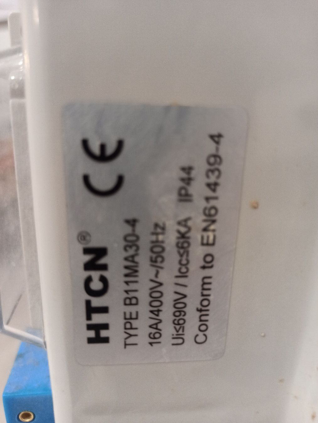 Elettrotecnica: Baustromverteiler HTCN Type B11MA30-4 16A 400V IP44 – Usato da Hitzkirch venduto da sevi85 1