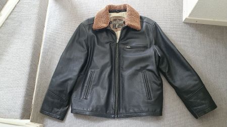 Pilotenjacke AVIATOR/Echtleder/Grösse 52,54/kaum getragen