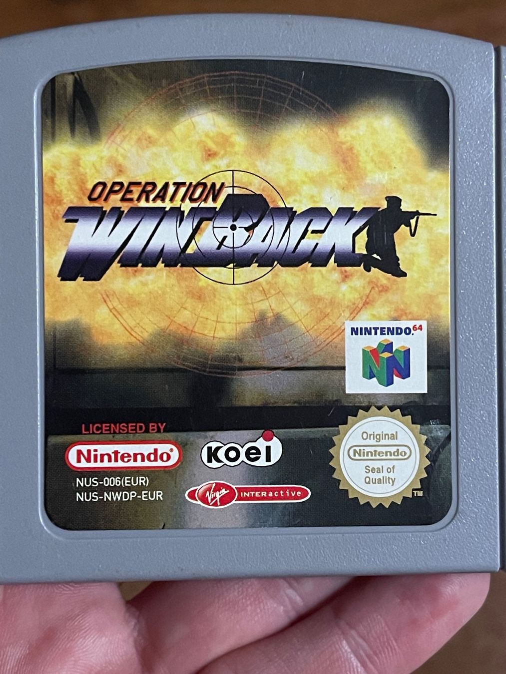 Nintendo Giochi: Operation WinBack Nintendo 64 Spiel Modul schön – Usato da Zuerich venduto da Dorsi 2