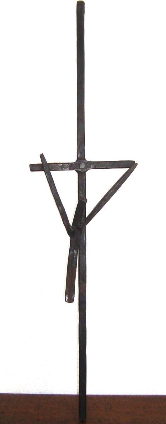 Sculture & Statue: moderne Kreuzigung handgeschmiedet – Usato da Oberdorf NW venduto da Lufao 1