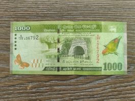 Sri Lanka 1'000 Rupees 2015 !!!!!!!