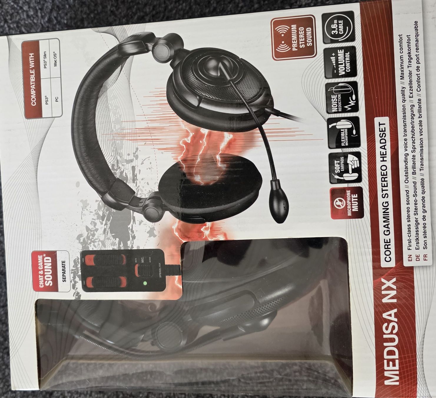 Cuffie: Speedlink Medusa NX Gaming Headset – Usato da Basel venduto da Dubworld