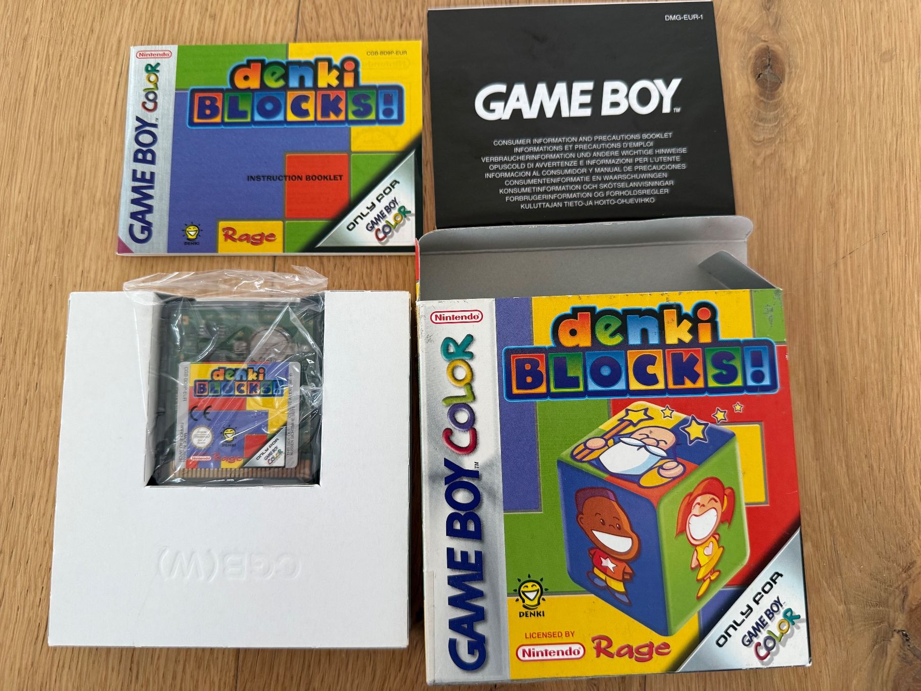 Nintendo Spiele: Nintendo Gameboy Color Denki Blocks OVP – Gebraucht aus Küsnacht ZH von Caterina22