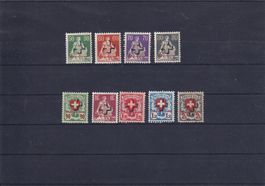 Dienstmarken: II - Bundesverwaltung 1938 - Specimen