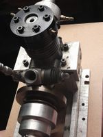 Russischer MAC Marine Rennmotor mit Kupplung & Getriebe CCCP
