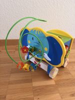 Holzspielzeug Elefant mit Motorikspiele