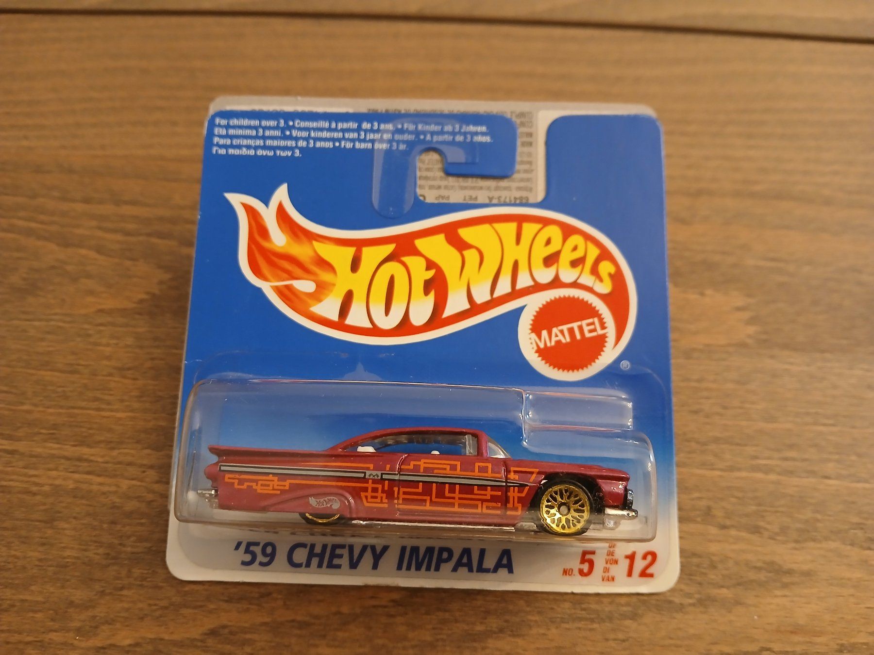 Hot Wheels Modellini d'auto: 1959 Chevrolet Impala – Nuovo e nell'imballaggio originale da Wiedlisbach venduto da Pontiacman93