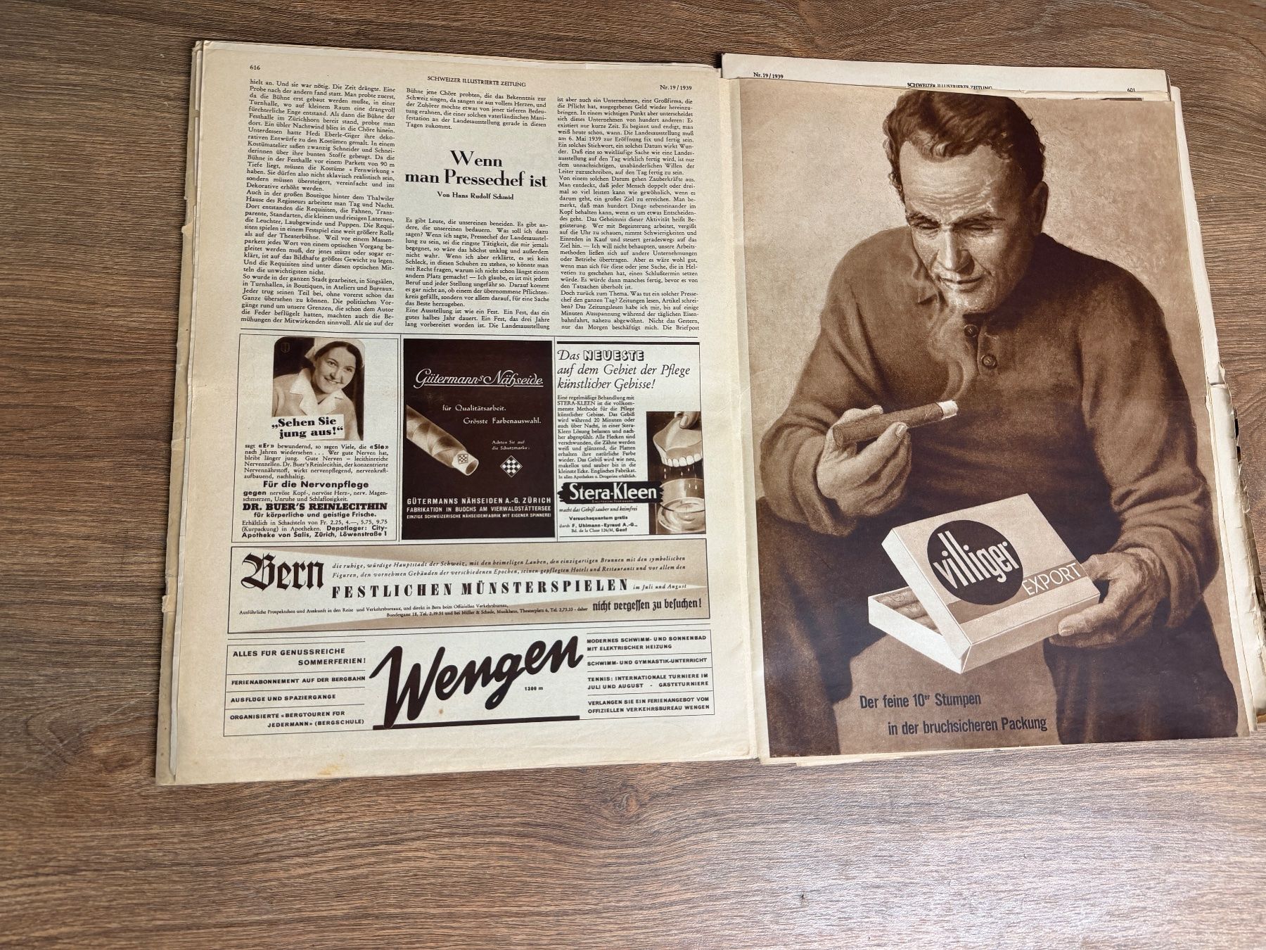 Riviste & Magazine: Schweizer Illustrierte Zeitung, Sondernummer, 1939 – Usato da Nussbaumen AG venduto da olitech5415 2