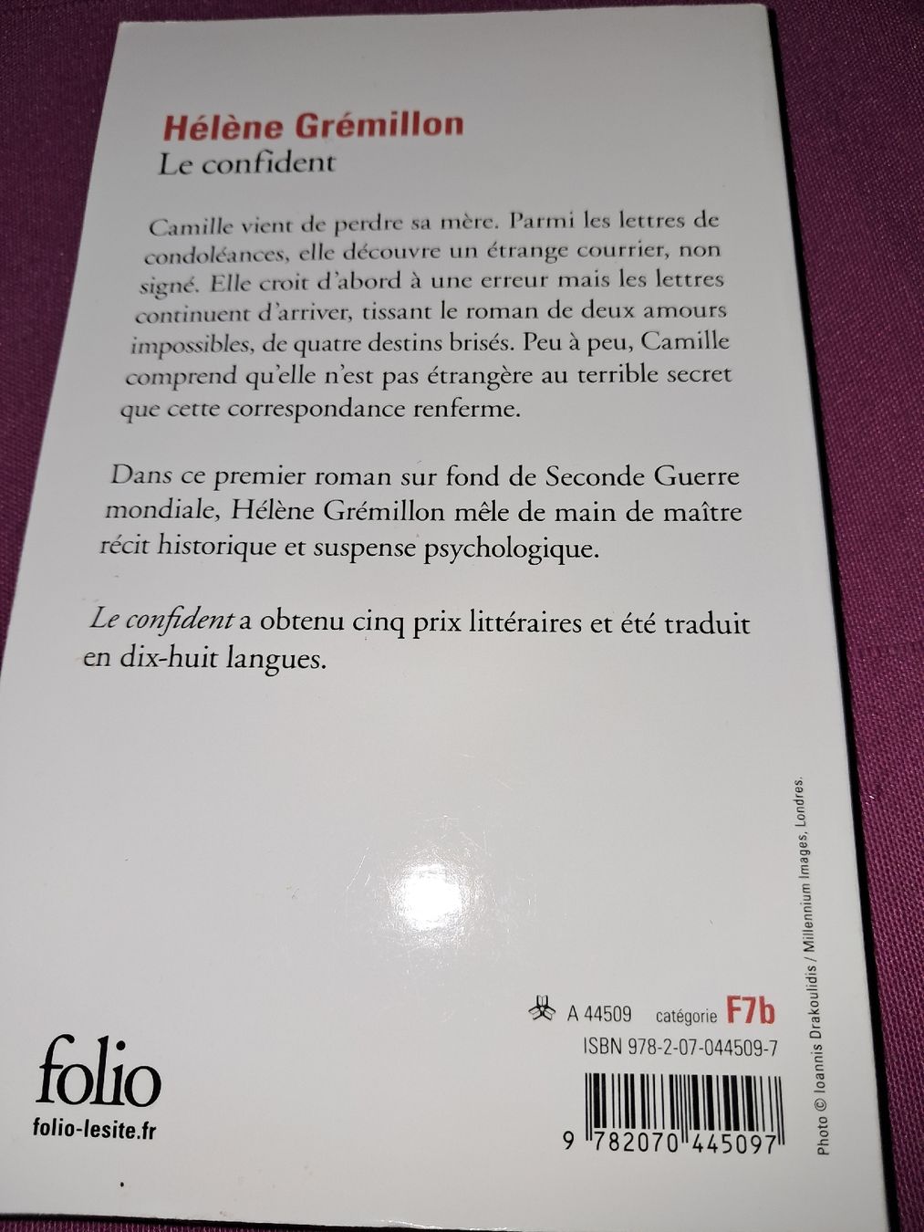 Bücher: Helene Grémilon le confident – Gebraucht aus Le locle von juliensaran 2